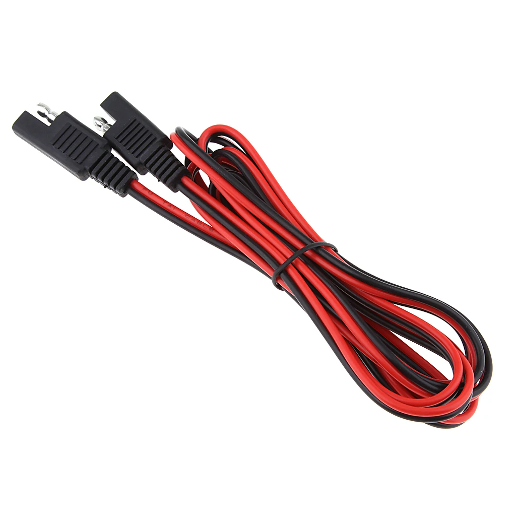 

6.6 Ft 18AWG SAE Extension Cable Harness Panel Charging Connector Cord Line