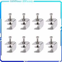 4pcs 3d printer accessories glass plate of heating bed clamp fixed clip for ender 33 pro3 v23sender 5pro cr 20 procr 10