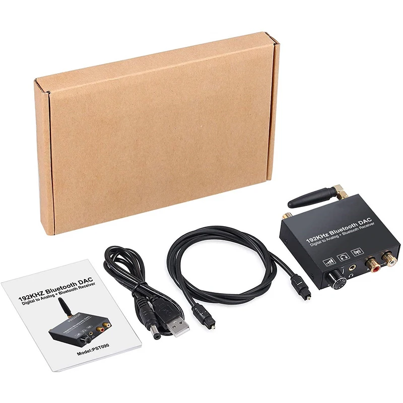 192 кГц цифро-аналоговый преобразователь Bluetooth приемник объем Управление Цифровой