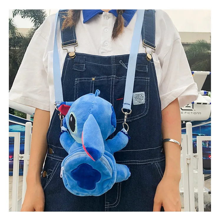 Disney мультфильм стежка сумка на плечо Хлопок дамские сумки, Курьерская сумка стежка плюшевая сумка-мессенджер, женские сумочки и сумки