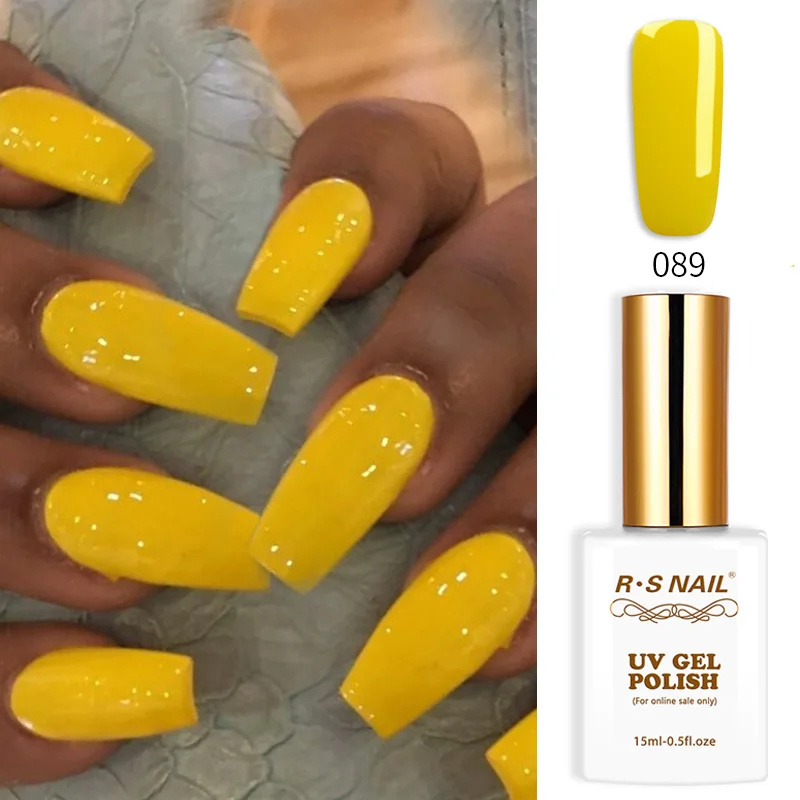 RS лак для ногтей УФ-гель 15 мл Лак отмачиваемый Гибридный гвоздь Полупостоянный