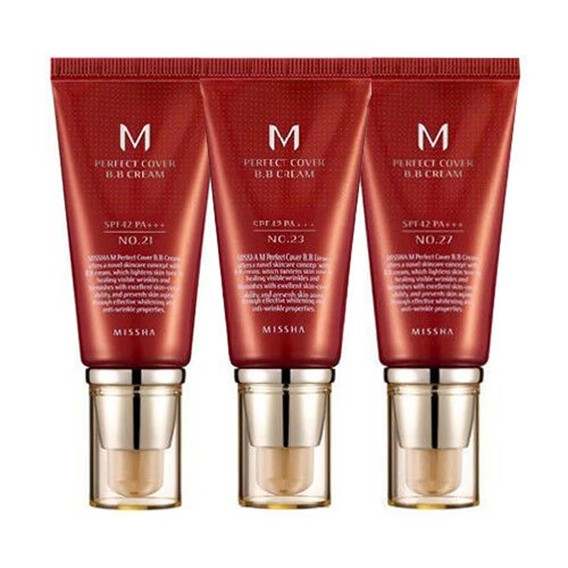 Крем MISSHA M Perfect Cover BB SPF42/PA 50 мл #21 #23 #27 #29 #31 CC крем консилер фотоотбеливающий макияж| |