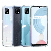 For OPPO Realme C21 Realmi 21C Case Transparent Soft Silicone Phone Back Case TPU Cover For Realme RMX3201 phone Cases