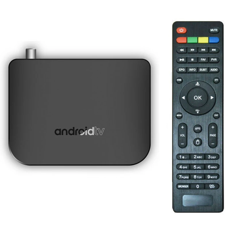FFYY Us Plug M8S Plus Dvb Smart 4K Android 7 1 Tv Box T2/T наземный комбо Amlogic S905D четырехъядерный ГБ 8 1080P| |