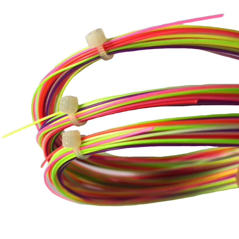 

50Pcs Wholesales ZARSIA Rainbow Badminton String Durable Training Badminton Racket String 0.70MM