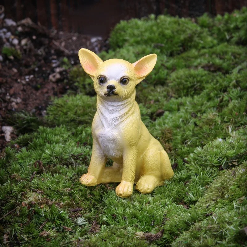 12 шт. миниатюрное сказочное украшение садового орнамента фигурки собаки с