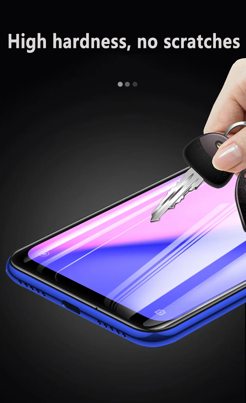 Золотой защитный экран из закаленного стекла для Xiaomi Redmi 7 Note 5 7 6Pro 5A 6A 7A Go 5plus полное покрытие Передняя пленка