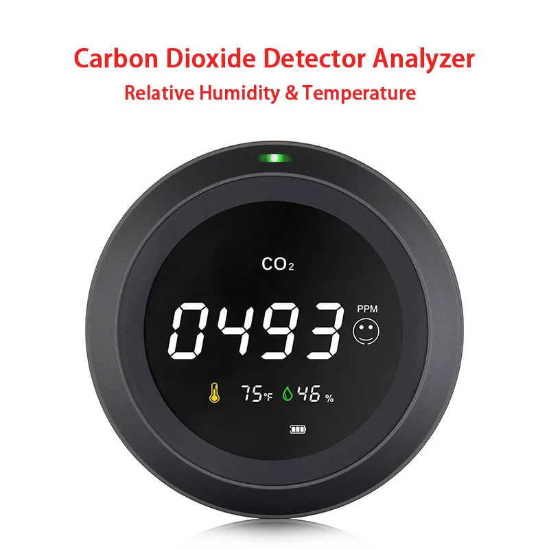 HABOTEST PTH 5 газоанализатор монитор качества воздуха Co2 метр Высокая точность