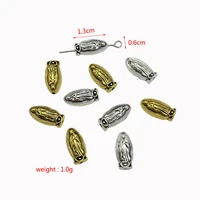 ju yuan 150pcs metal virgin mary perforated bead connector for jewelry making diy bracelet necklace accessories material
