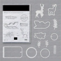 fawn metal cutting dies and stamps 2020 diy scrapbooking stencils die cut cutter card embossing silicone clear stamp