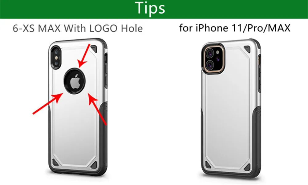 Военный противоударный армированный чехол для телефона iPhone X XS 11 Pro Max XR 7 8 6 6S Plus, гибридный ПК+ ТПУ тонкий прочный защитный чехол