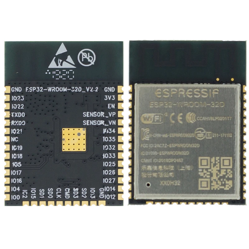 10 шт. ESP 32S WROOM 32 32D ESP32 Bluetooth и WI FI двухъядерный Процессор с низкой Мощность