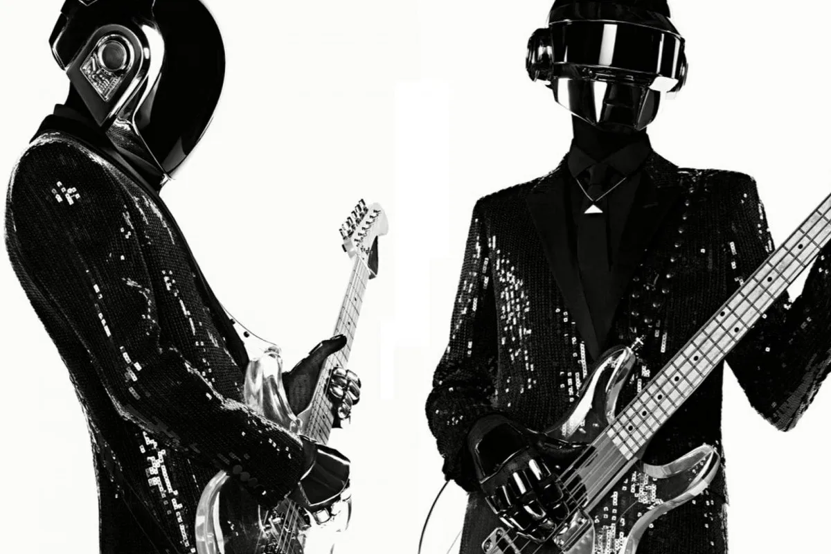 

Daft Punk Figure Posters Black and White Canvas Painting Game Play Station Wall Decoration Frameless Art Prints for Living Room