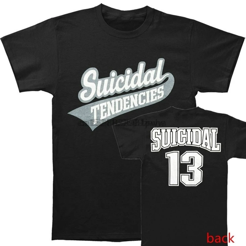 

Men Summer T-shirt Suicidal Tendencies 13 Logo Men Casual Shirt women t shirt