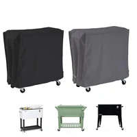 cooler cart dust cover waterproof bbq grill cleaning cover anti uv beverage cart protector case outdoor garden rain snow covers