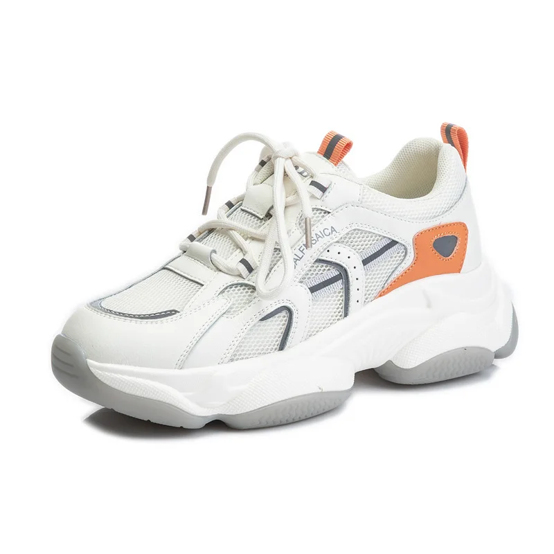 

Platform Sneakers Woman Fashion Designer Shoes Woman 2021 Summer Sneakers for Women Heels Tennis Female Women's Sports Shoes New