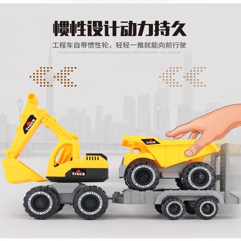 Инженерная игрушка для автомобиля Классическая модель экскаватора трактора