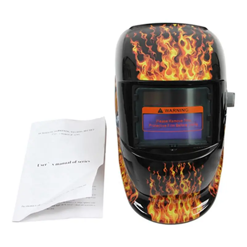 

Welding Helmet Solar Auto Darkening MIG TIG ARC Welder Mask Flame And Girl GS8D