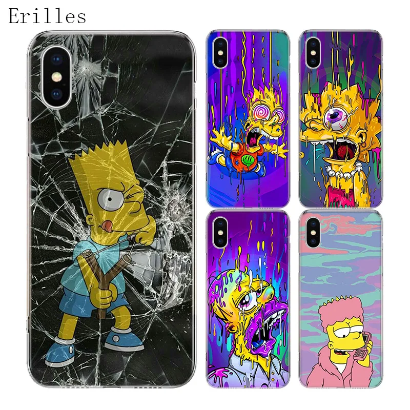Специальный Забавный силиконовый мягкий ТПУ чехол Homer J.Simpsons для iPhone 11 Pro X XS MAX XR 7 8 6