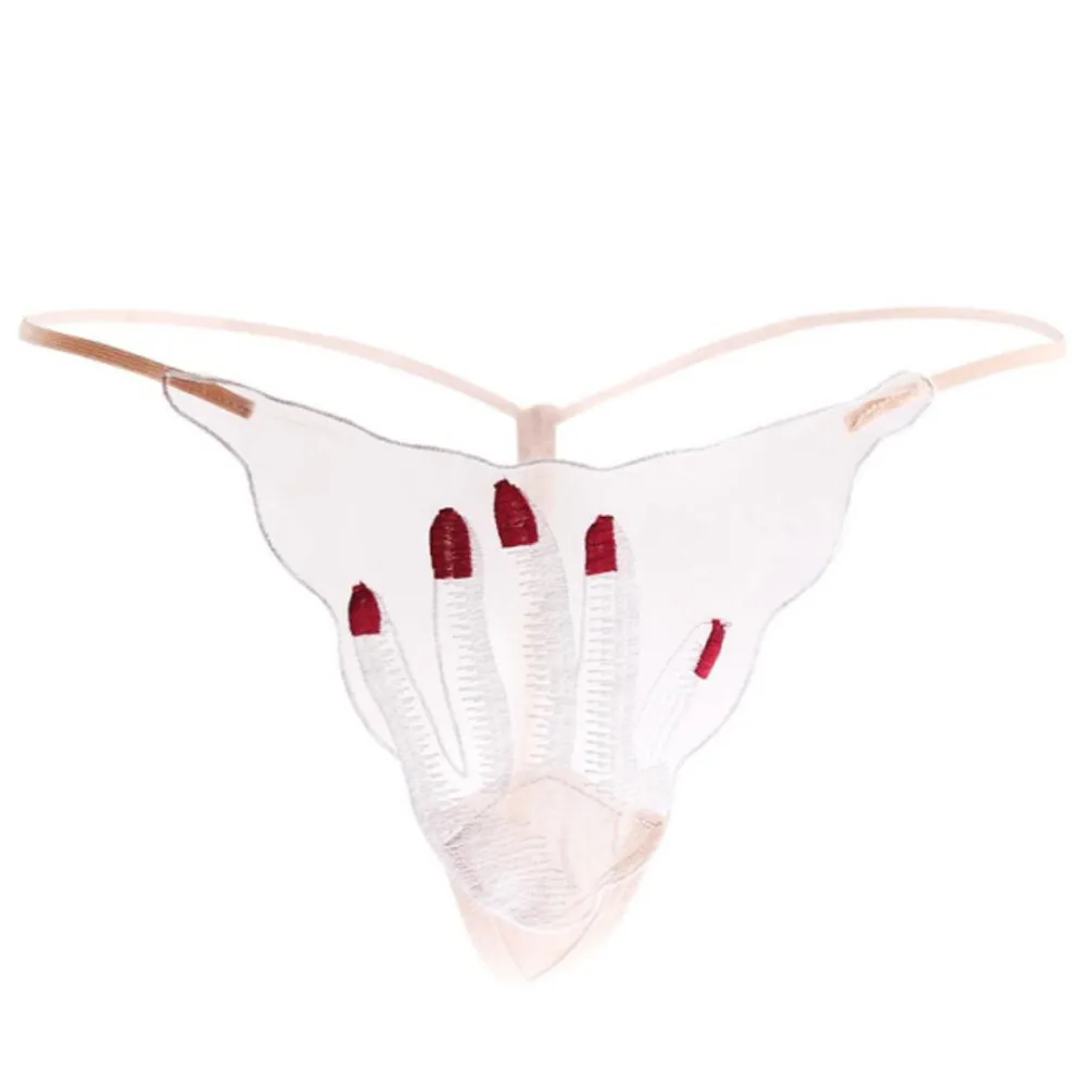Милые прозрачные стринги женские пикантные ручной ультра тонкий Для женщин
