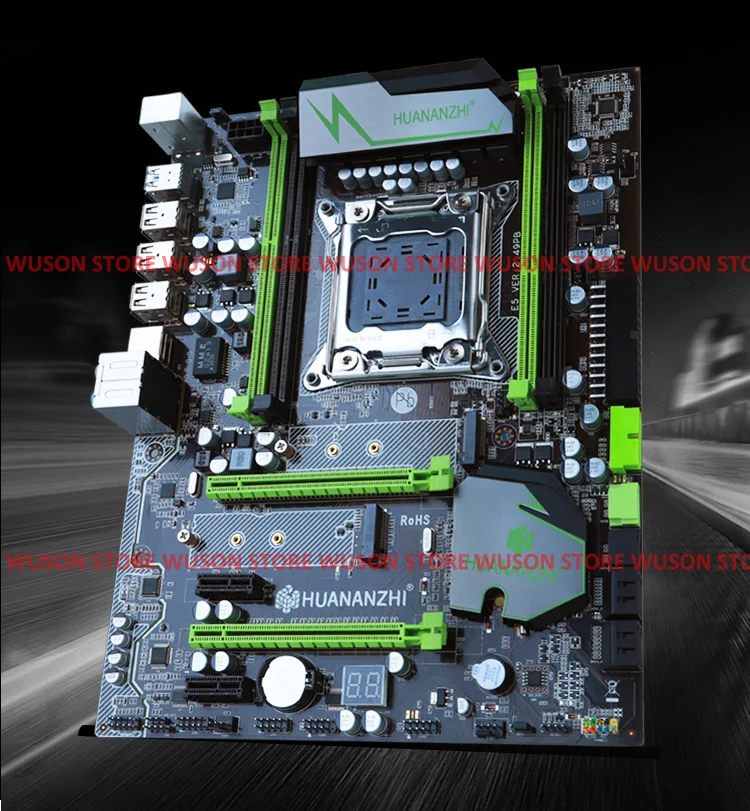 Материнская плата HUANAN V2.49 X79 cpu ram combos Xeon E5 1620 V2 cpu(2*4G) 8G DDR3 RECC memorry все хорошо протестировано 2 года гарантии