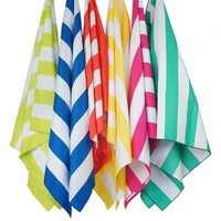 print striped beach towel beach microfiber towel quick drying bath towel cabana striped large size microfiber towel