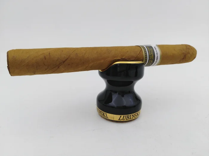 Новинка, 1 шт., портативная пепельница COHIBA для сигар, керамический карманный держатель для сигар, подставка для сигарет, подставка для путешествий, Черная