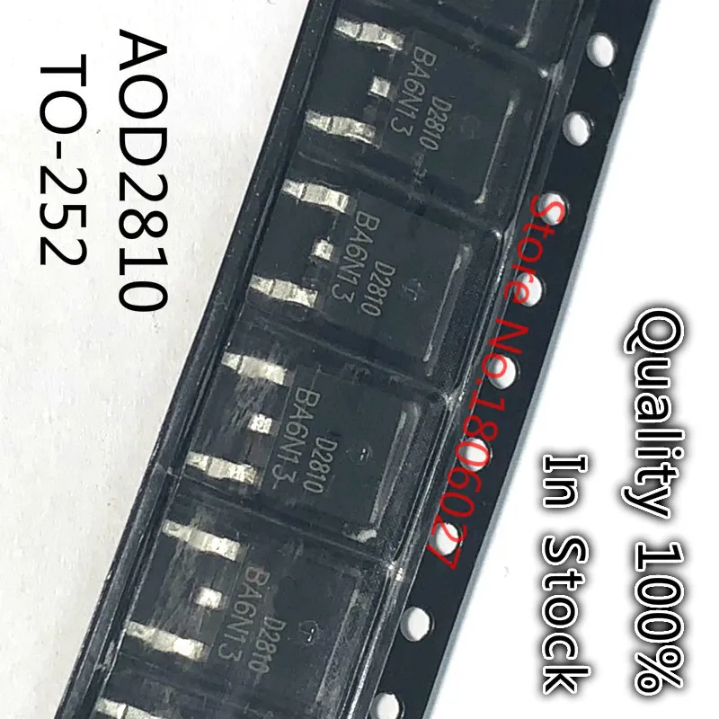 10 шт./лот AOD417 D417 TO-252/AOD2810 D2810/4N06L30/2N0640/IPD75N04S4-06 4N0406/AOD418 D418/IRFR2307Z/AOD7N60 D7N60 | Электронные
