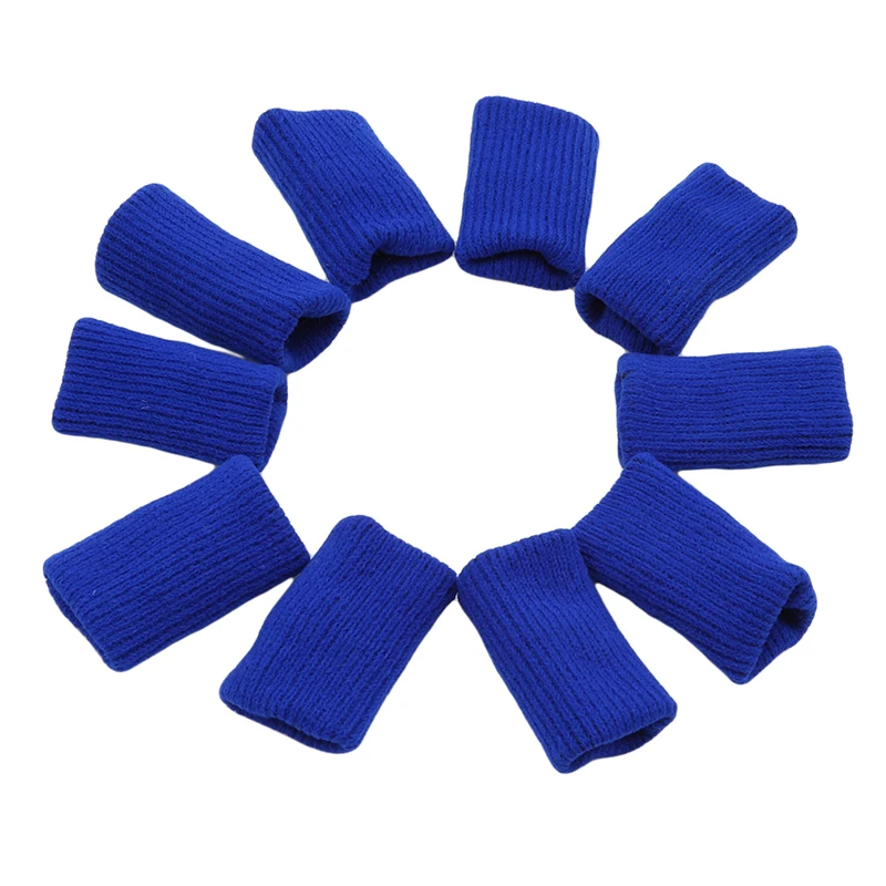 10 шт. эластичных спортивных пальчиковых рукавиц поддержки при артрите для защиты на открытом воздухе при игре в баскетбол и пляжный волейбол