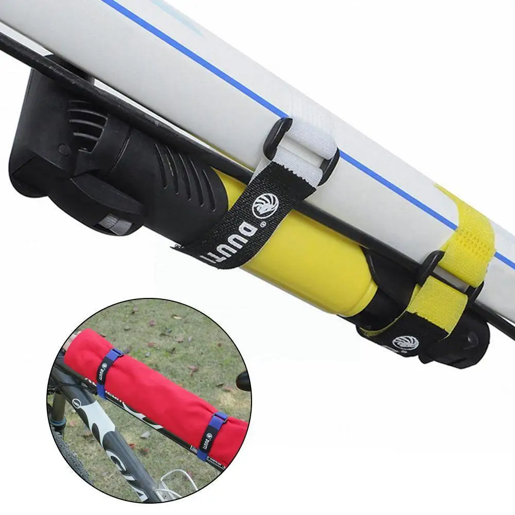 

Adjustable Bicycle Nylon Hook Loop Tape Strap Bike Bottle Thread Tie Cycling Flashlight Cable Pump Bandage Band M8w9