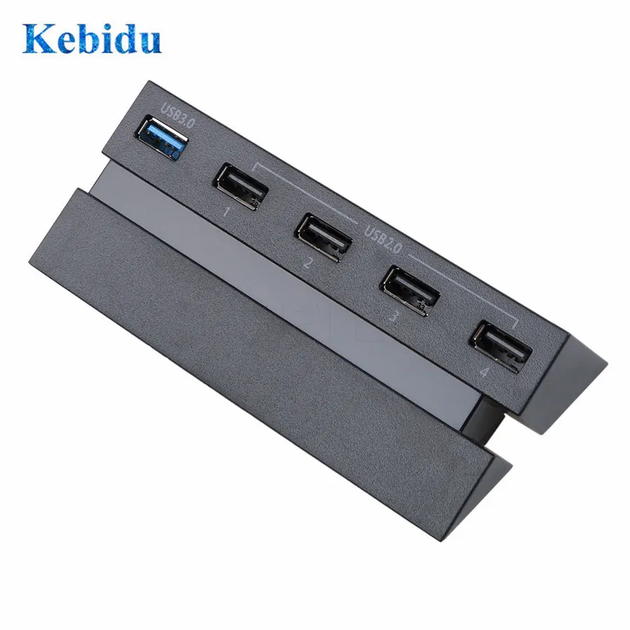 Высокоскоростной адаптер kebidu концентратор с 5 портами USB 3 0 2 1 + 4 для Sony PS4 Playstation