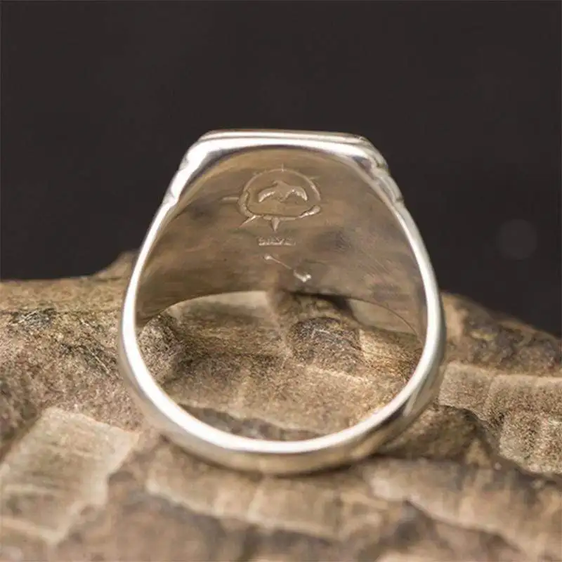 

Retro Punk Hip Hop Rock Trend Creative Lightning Men's Ring Holiday Gift Party Jewelry Wholesale