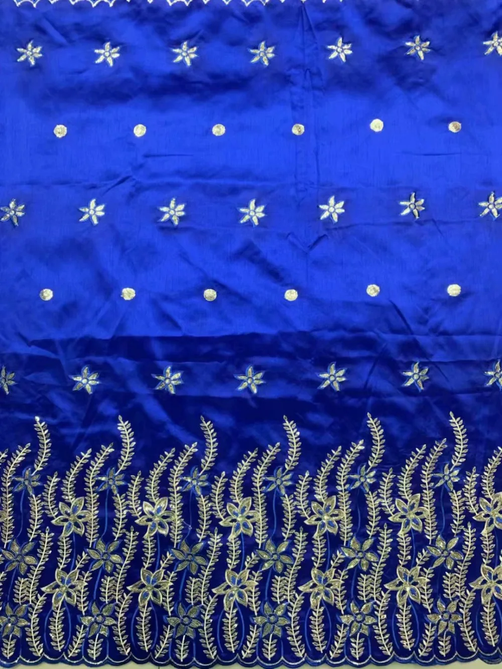 Lemon african george fabric high quality raw silk George lace fabric with tulle lace George wrappers for dress