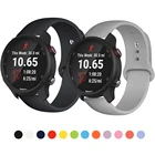 Мягкий силиконовый ремешок для Garmin Forerunner 245 245M 645 645MVivoactive 3шнур SQ Music Watch, спортивный ремешок для Garmin шнур 2 2S