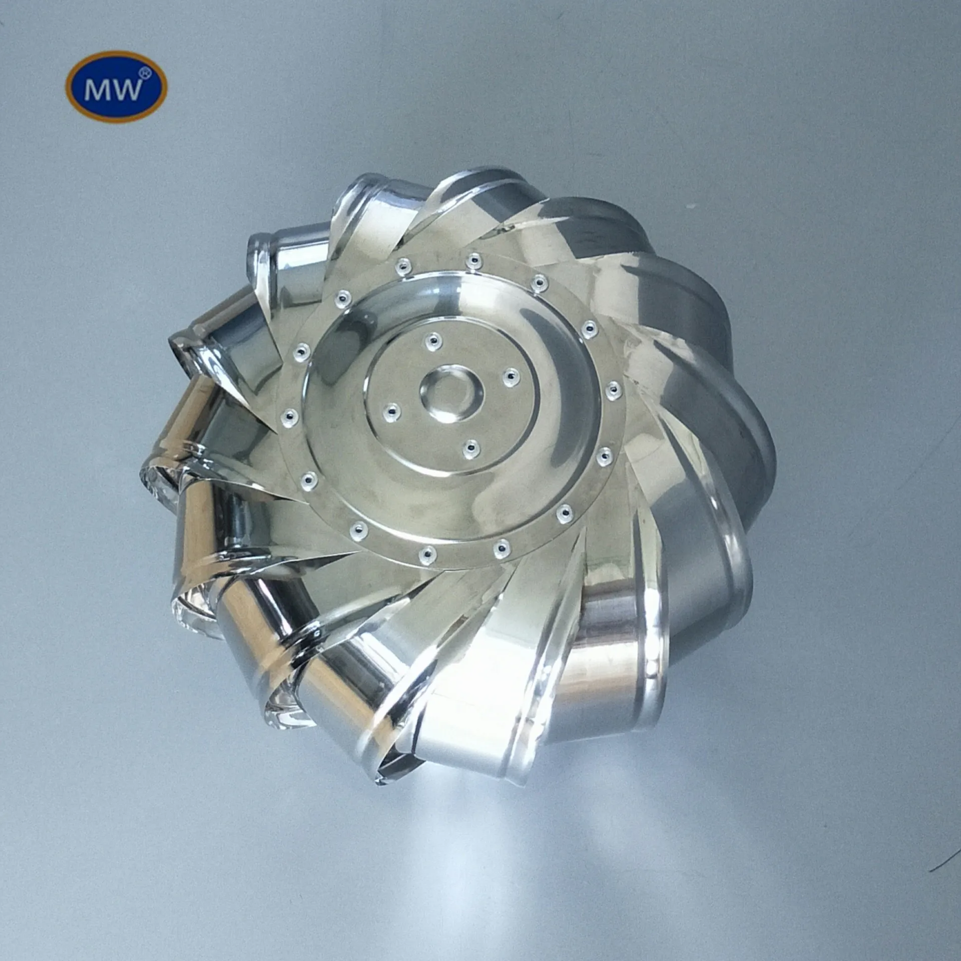 Нержавеющая сталь вращающийся дымоход крышка капота 100/150 мм крыши вентилятор без