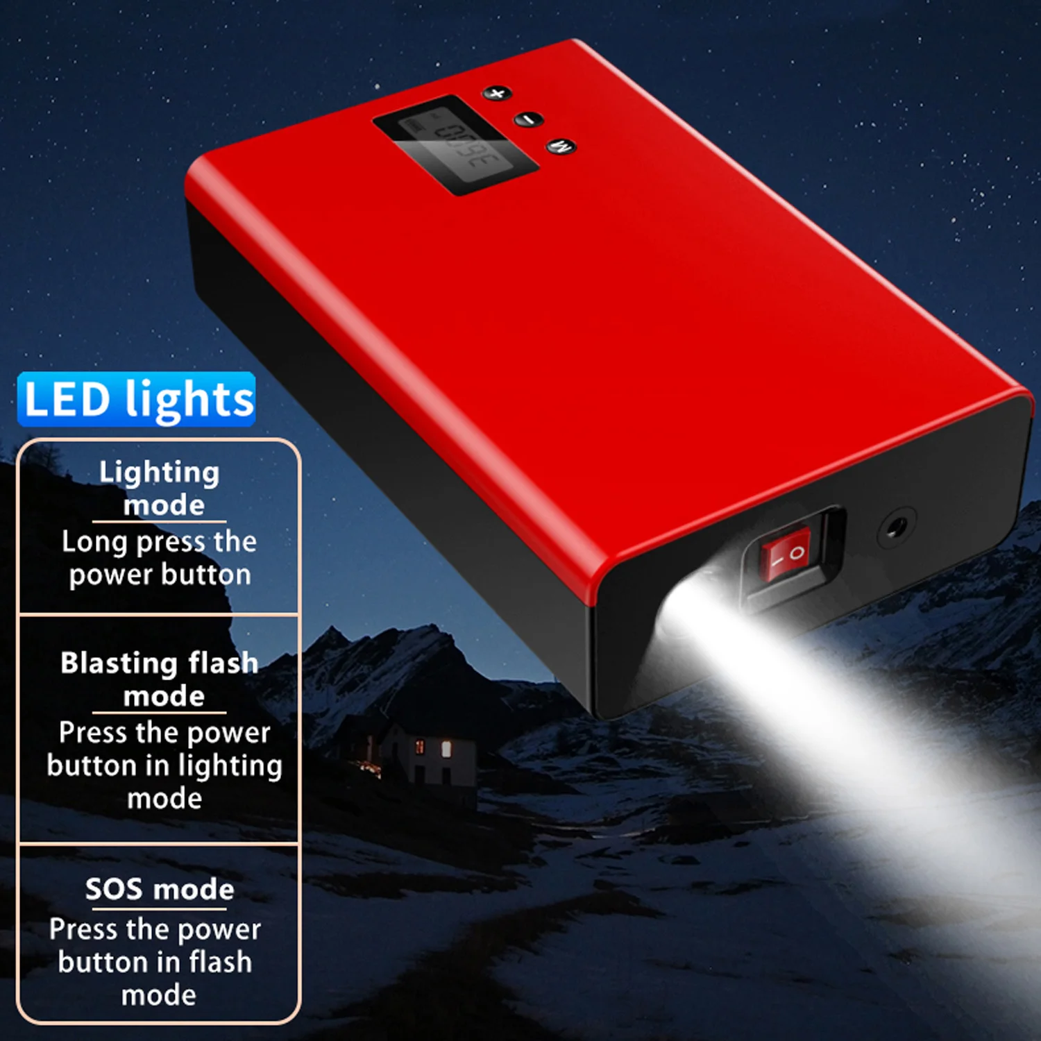 $139.00 Car Jump Starter with Air Compressor Vehicle Battery Booster Charger Tire Inflator Starting Device and Pump