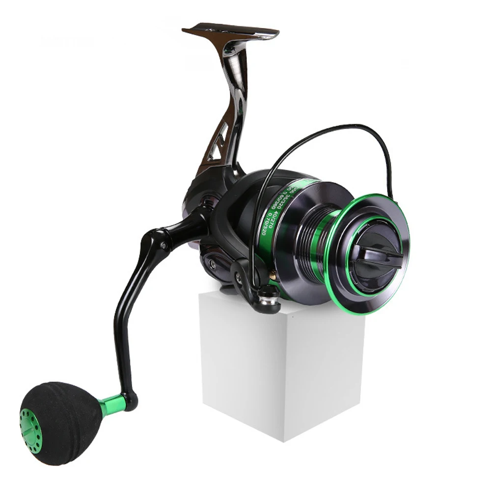 Морская рыболовная спиннинговая катушка 10000 металлическая 14 + 1BB большая соленая