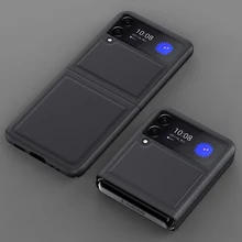 Luxury Folding Leather Case for Samsung Galaxy Z Flip 3 Flip3 5G Anti-knock Protective Phone Bag Cover Capa
