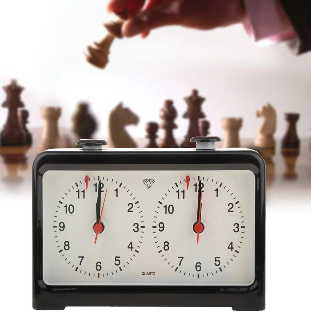 

Accurate Analog Chess Clock International Chess Count Up Down Timer Player