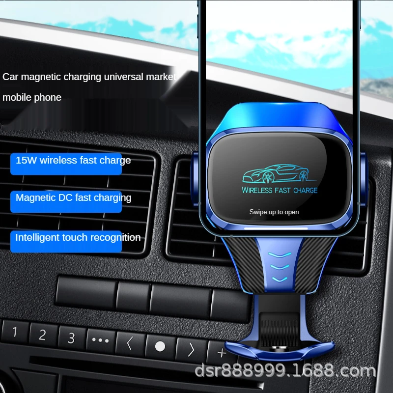 

Автомобильный держатель для телефона K6S, 15 Вт, 3-скоростная подставка для навигации с высокой мощностью