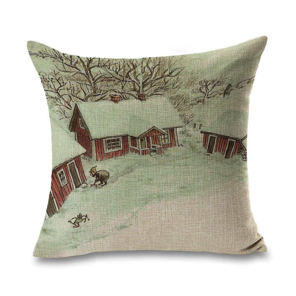 Подушка Hayao Miyazaki Тоторо из японского аниме льняная накидка на диван диванная