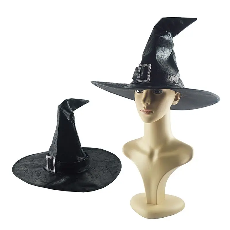 

Halloween Wizard Witch Hat Masquerade Party Cap Fancy Dress Costume Cosplay Accessory Decor