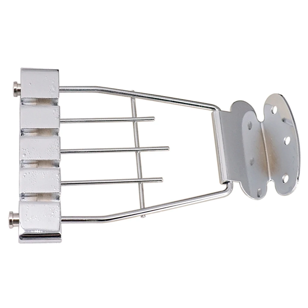 

Bass Trapeze Bridge Tailpiece 15mm Spacing Screw fro 4 String Archtop Guitar
