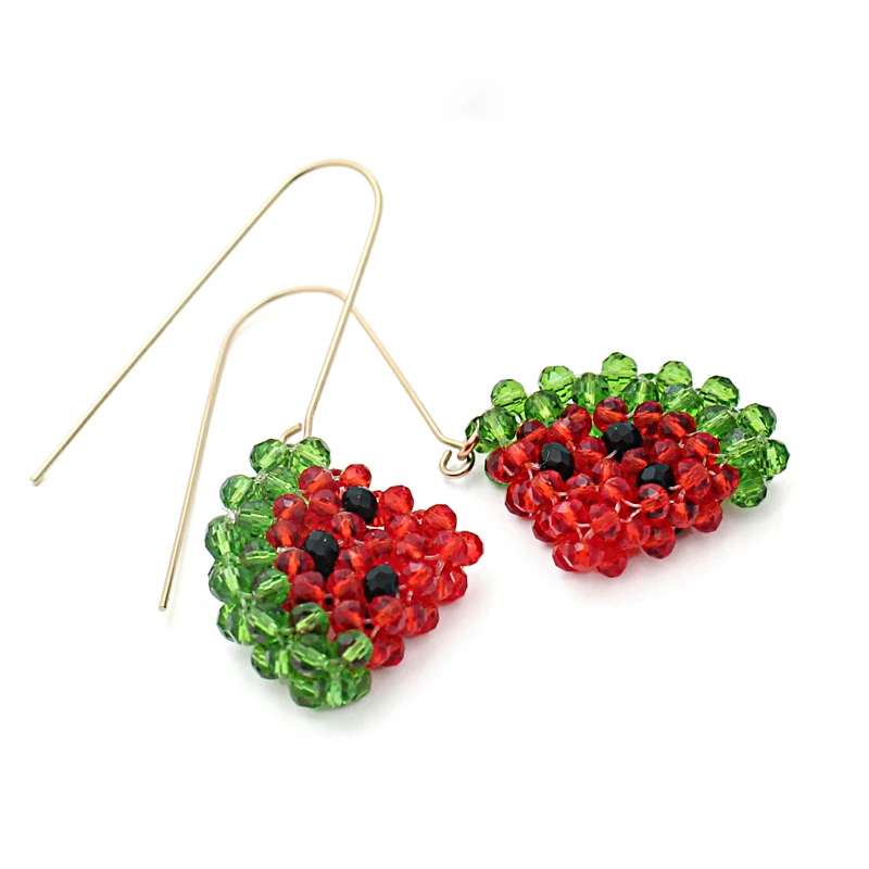 Новое поступление Летние Стильные Серьги-Подвески ручной работы с бусинами в