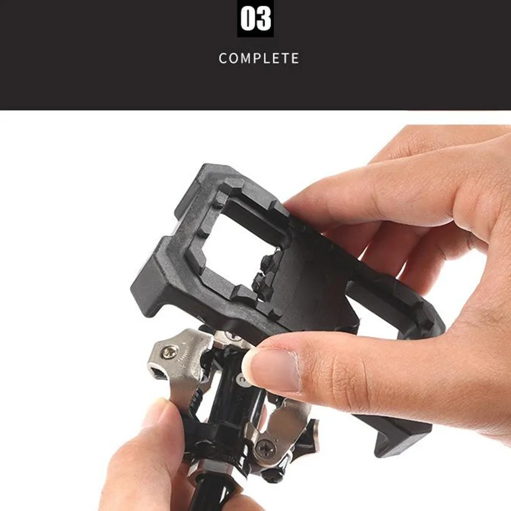 

MTB Bicycle Cleat Flat Pedal Adapters Pair Lock Tread Converter SM-PD22 M520/540/780 Non-slip Cleat Pedals Bike Accessories