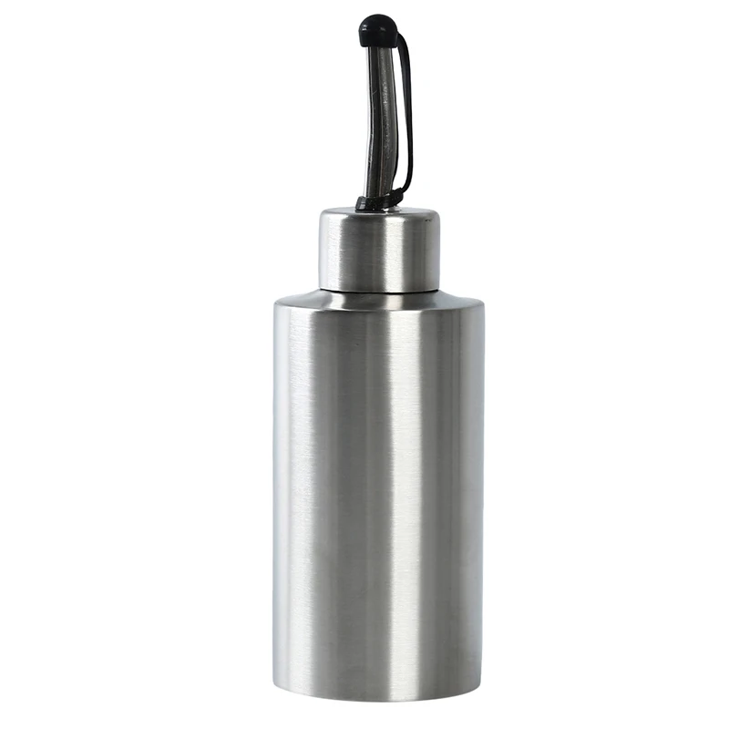 

304 Stainless Steel Cylindrical Soy Sauce Bottle Vinegar Bottle Seasoning Bottle Kitchen Tool