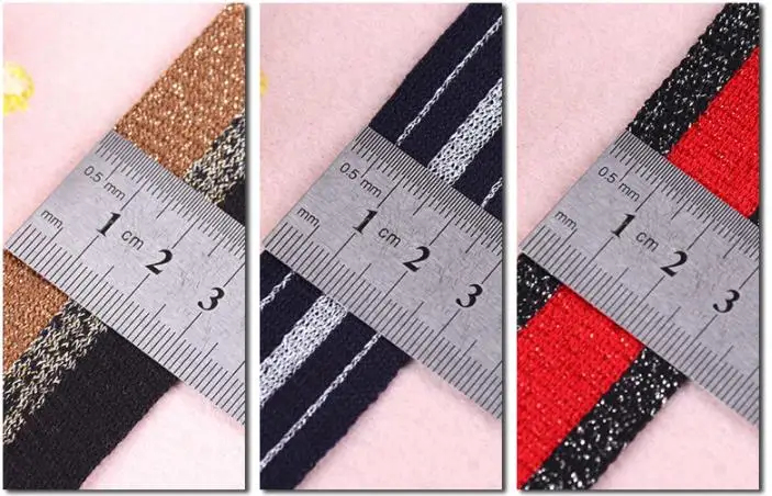 30mm Red Brown cotton Knitting Stripe Webbing Sport Pants Cloth Elastic Band Stretching Lace Ribbons DIY Garments Accessories | Дом и сад