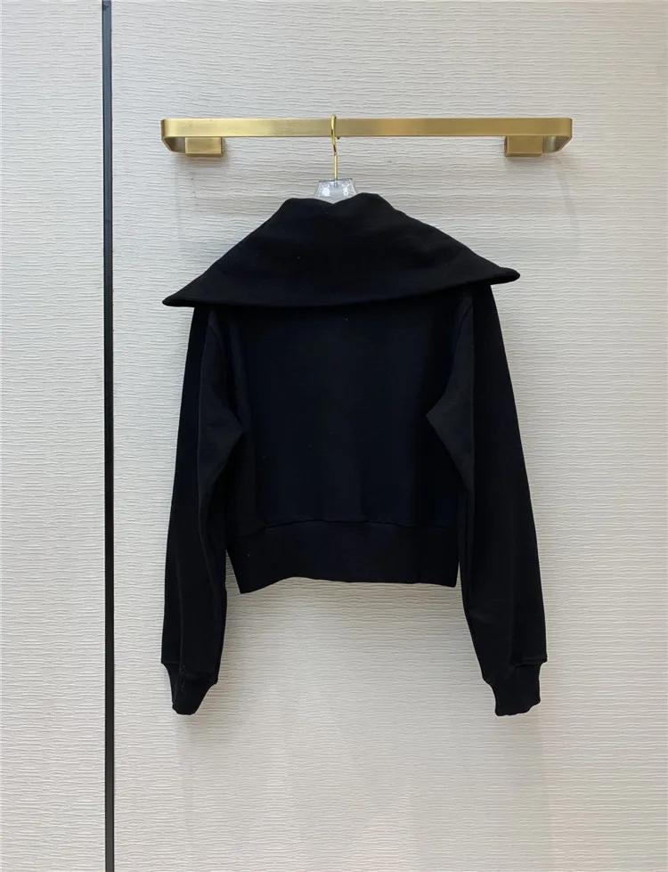 

Top Quality Sport Jacket Coats 2020 Early Autumn Women New Sports Wild Large Lapel Sweater Slim Casual Long Sleeve Short Jackets