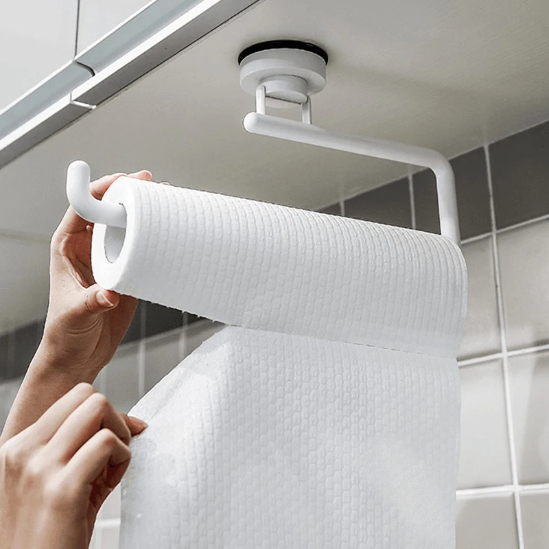 Кухонные аксессуары держатель для хранения Вакуумная присоска бумажных