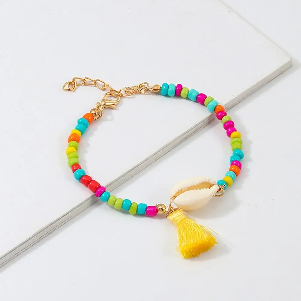 Браслет Регулируемый женский с бусинами в богемном стиле 2019 #3S25 | Украшения и